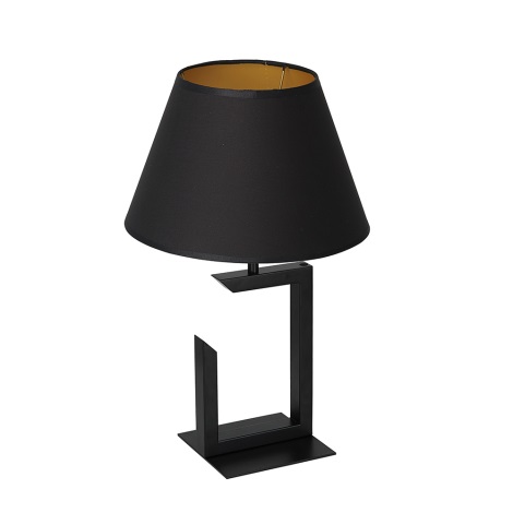 Stolní lampa 1xE27/60W/230V 45 cm černá/zlatá
