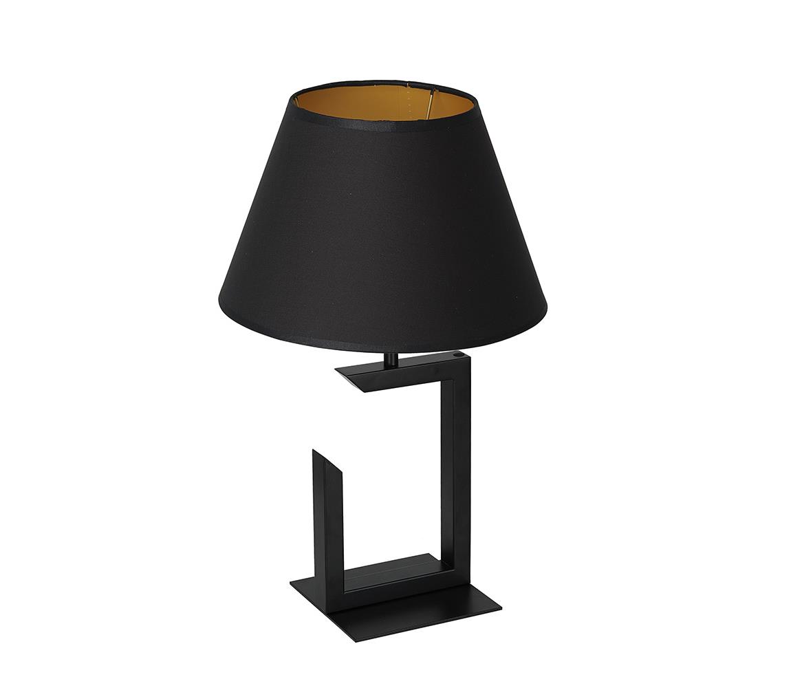 Luminex Stolní lampa 1xE27/60W/230V 45 cm černá/zlatá LU3396