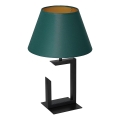 Stolní lampa 1xE27/60W/230V 45 cm zelená/zlatá