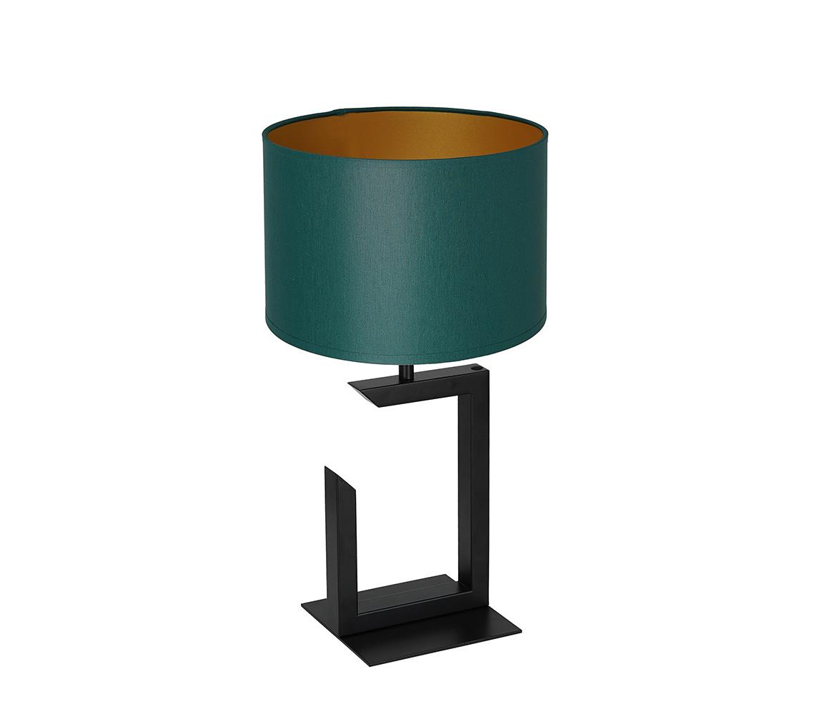  Stolní lampa 1xE27/60W/230V 45 cm zelená/zlatá 