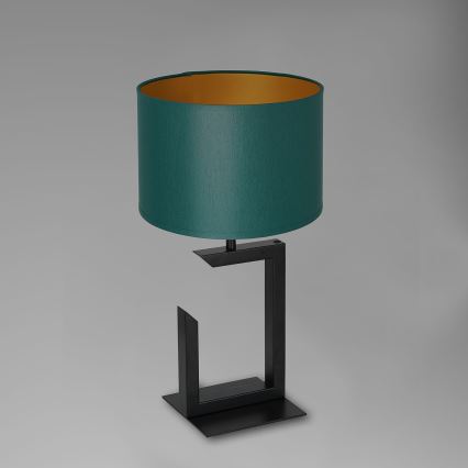 Stolní lampa 1xE27/60W/230V 45 cm zelená/zlatá
