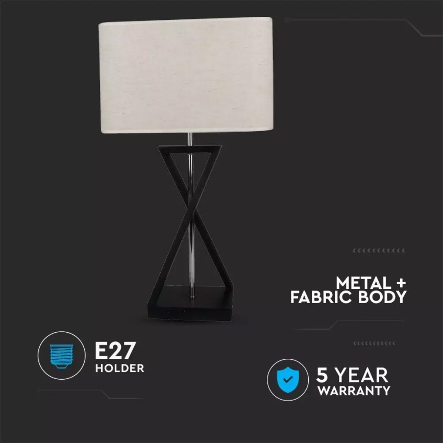 Stolní lampa 1xE27/60W/230V