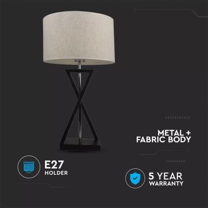 Stolní lampa 1xE27/60W/230V
