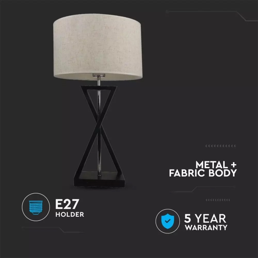 Stolní lampa 1xE27/60W/230V