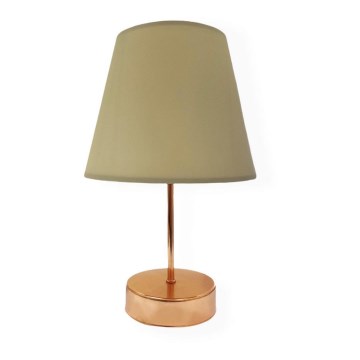 Stolní lampa 1xE27/60W/230V měděná