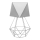 Stolní lampa ADAMANT LARGE 1xE27/15W/230V šedá
