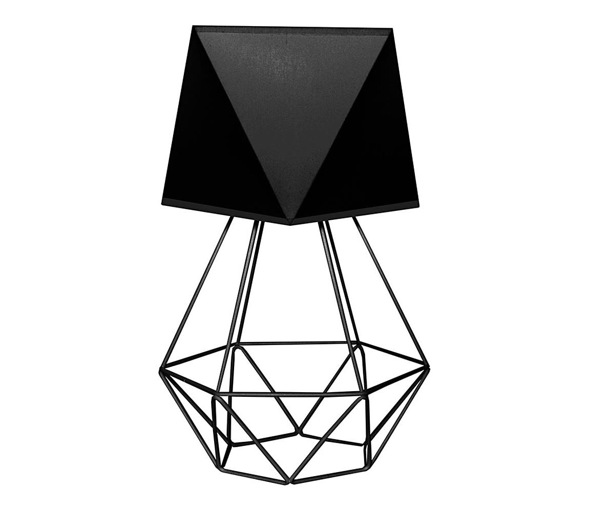 Helam Stolní lampa ADAMANT LARGE 1xE27/60W/230V černá HE0457