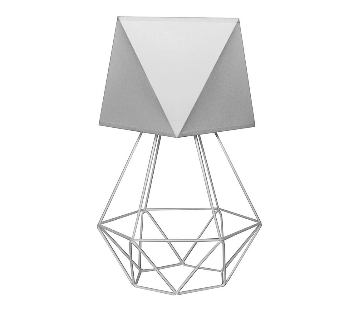 Helam Stolní lampa ADAMANT LARGE 1xE27/60W/230V šedá HE0458