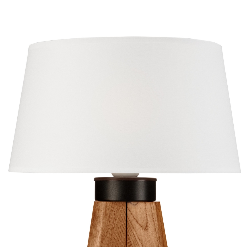 Stolní lampa AIDA 1xE27/60W/230V dub - FSC certifikováno