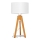 Stolní lampa ALBA 1xE27/15W/230V bílá/dub