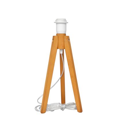 Stolní lampa ALBA 1xE27/15W/230V bílá/zlatá/dub