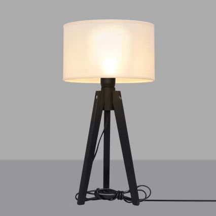 Stolní lampa ALBA 1xE27/15W/230V krémová/borovice