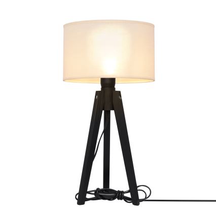 Stolní lampa ALBA 1xE27/15W/230V krémová/borovice