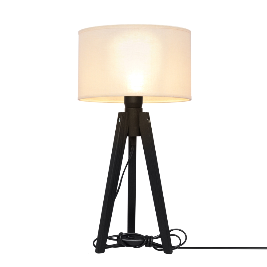 Stolní lampa ALBA 1xE27/15W/230V krémová/borovice