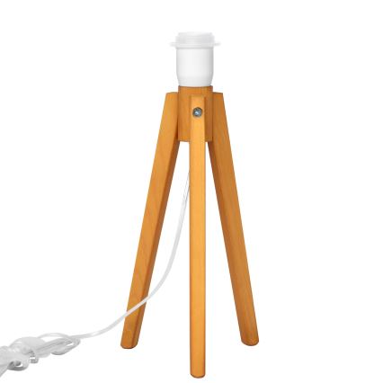 Stolní lampa ALBA 1xE27/15W/230V krémová/dub