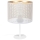 Stolní lampa ALDO 1xE27/60W/230V bílá