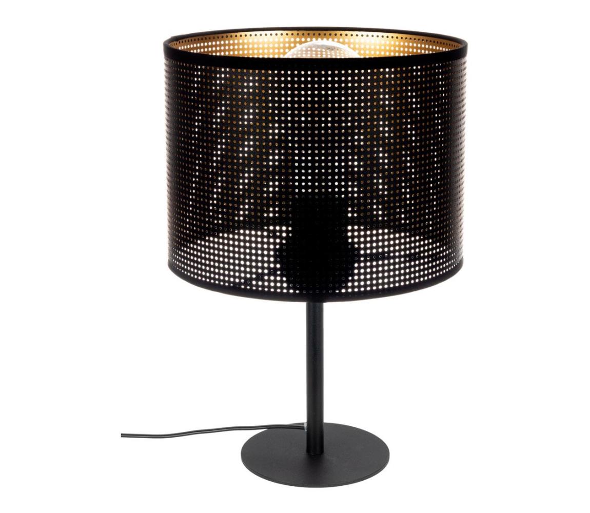 HEXE Stolní lampa ALDO 1xE27/60W/230V černá HX0030