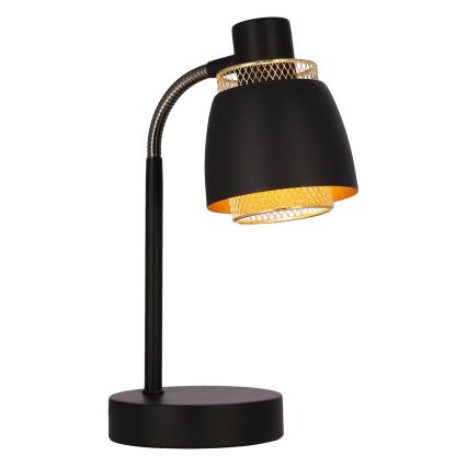 Stolní lampa ALEKSANDRIA 1xE14/40W/230V černá/zlatá