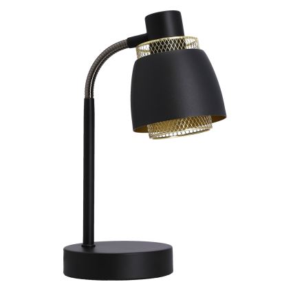 Stolní lampa ALEKSANDRIA 1xE14/40W/230V černá/zlatá