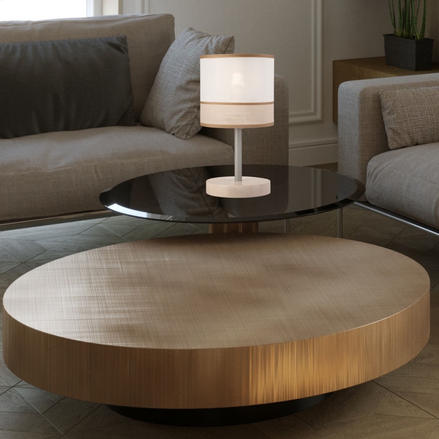 Stolní lampa ANDREA 1xE27/60W/230V buk