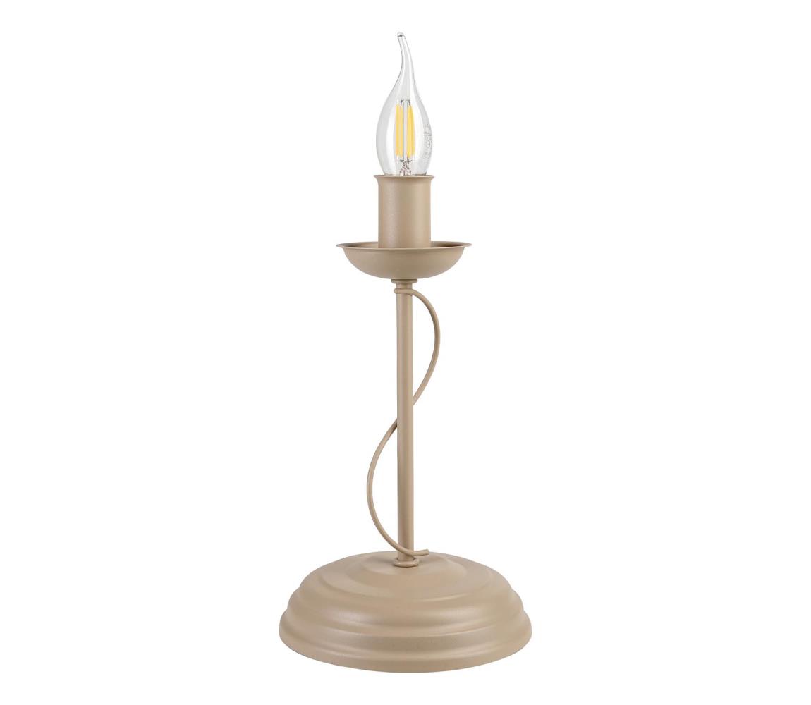 Stolní lampa ANTON 1xE14/60W/230V béžová LN-1.294/BEŻ – Alasans