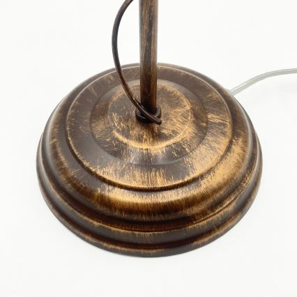 Stolní lampa ANTON 1xE14/60W/230V bronzová