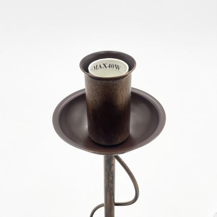 Stolní lampa ANTON 1xE14/60W/230V bronzová