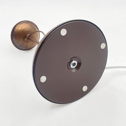 Stolní lampa ANTON 1xE14/60W/230V bronzová