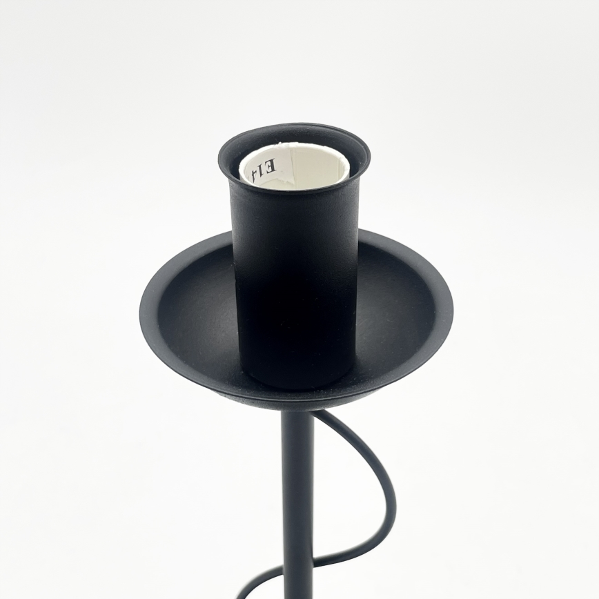 Stolní lampa ANTON 1xE14/60W/230V černá