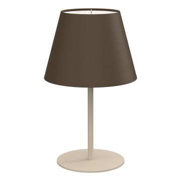 Stolní lampa ARDEN 1xE27/15W/230V béžová/hnědá