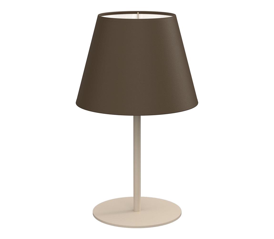 Stolní lampa ARDEN 1xE27/15W/230V béžová/hnědá 4667 – Alasans