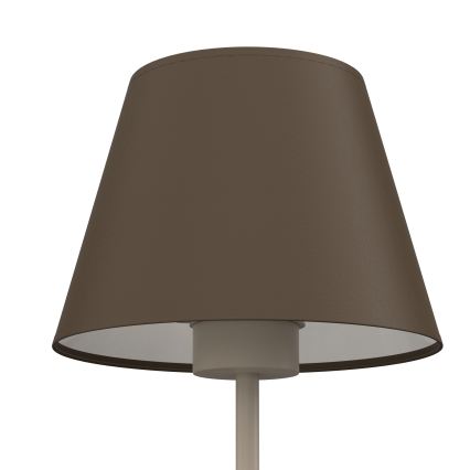 Stolní lampa ARDEN 1xE27/15W/230V béžová/hnědá