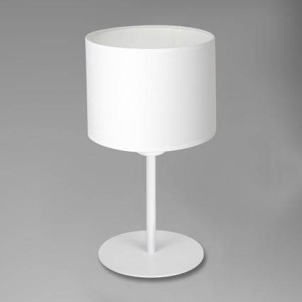 Stolní lampa ARDEN 1xE27/60W/230V pr. 18 cm bílá