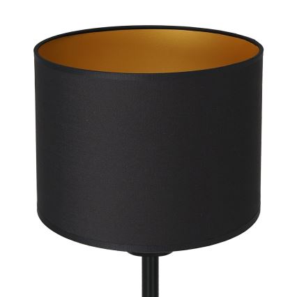 Stolní lampa ARDEN 1xE27/60W/230V pr. 18 cm černá/zlatá