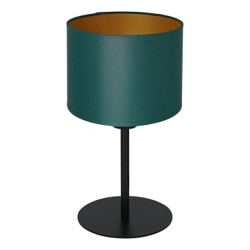 Stolní lampa ARDEN 1xE27/60W/230V pr. 18 cm zelená/zlatá