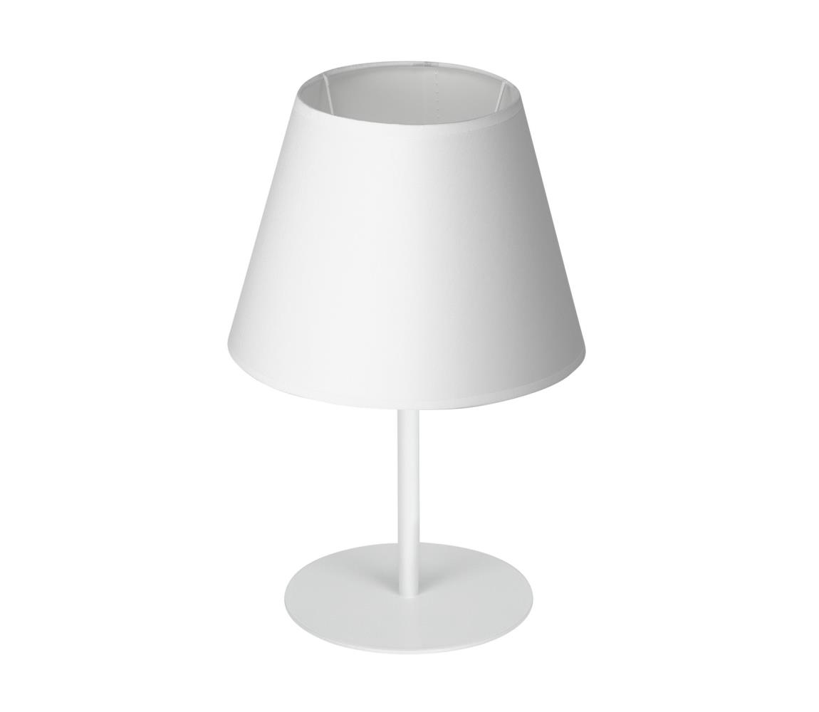  Stolní lampa ARDEN 1xE27/60W/230V pr. 20 cm bílá 