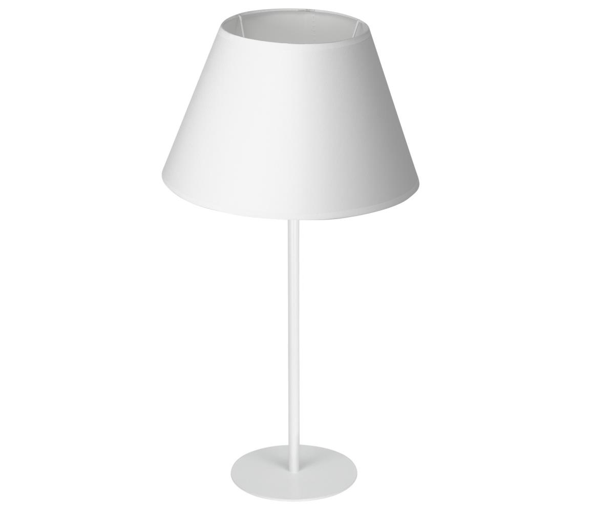  Stolní lampa ARDEN 1xE27/60W/230V pr. 30 cm bílá 