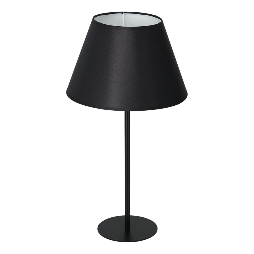 Stolní lampa ARDEN 1xE27/60W/230V pr. 30 cm černá/bílá