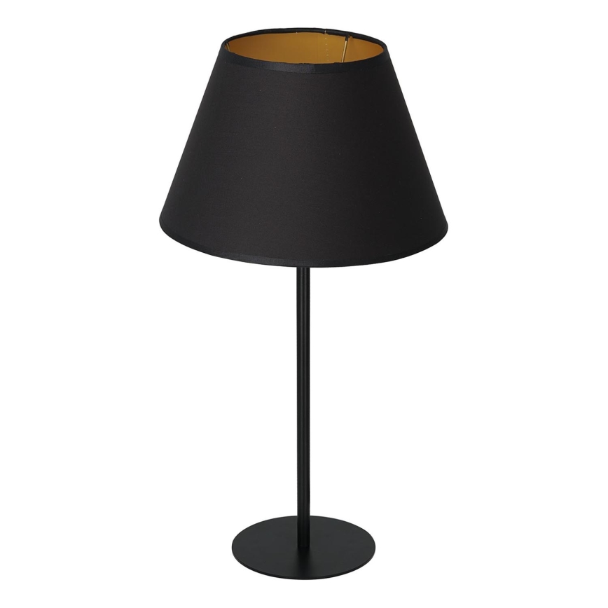 Stolní lampa ARDEN 1xE27/60W/230V pr. 30 cm černá/zlatá