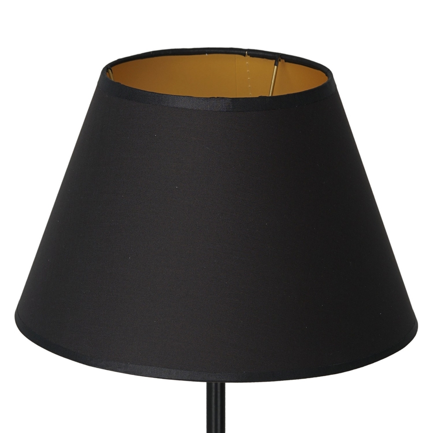 Stolní lampa ARDEN 1xE27/60W/230V pr. 30 cm černá/zlatá