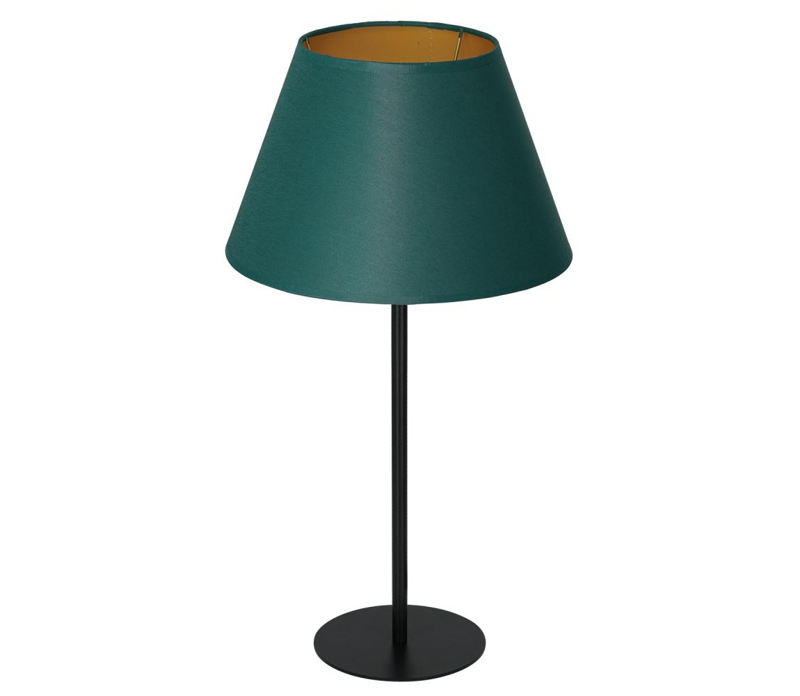 Luminex Stolní lampa ARDEN 1xE27/60W/230V pr. 30 cm zelená/zlatá LU3560