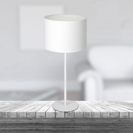 Stolní lampa ARDEN 1xE27/60W/230Vpr. 25 cm bílá