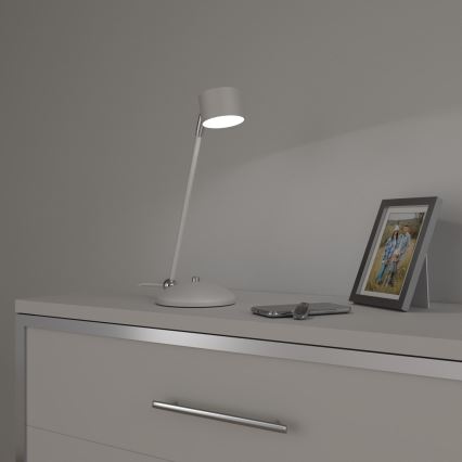 Stolní lampa ARENA 1xGX53/11W/230V bílá/lesklý chrom