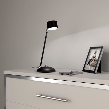 Stolní lampa ARENA 1xGX53/11W/230V černá/lesklý chrom