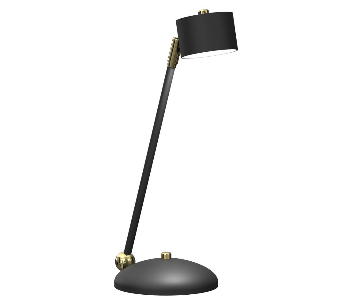 Milagro Stolní lampa ARENA 1xGX53/11W/230V černá/zlatá MI1738