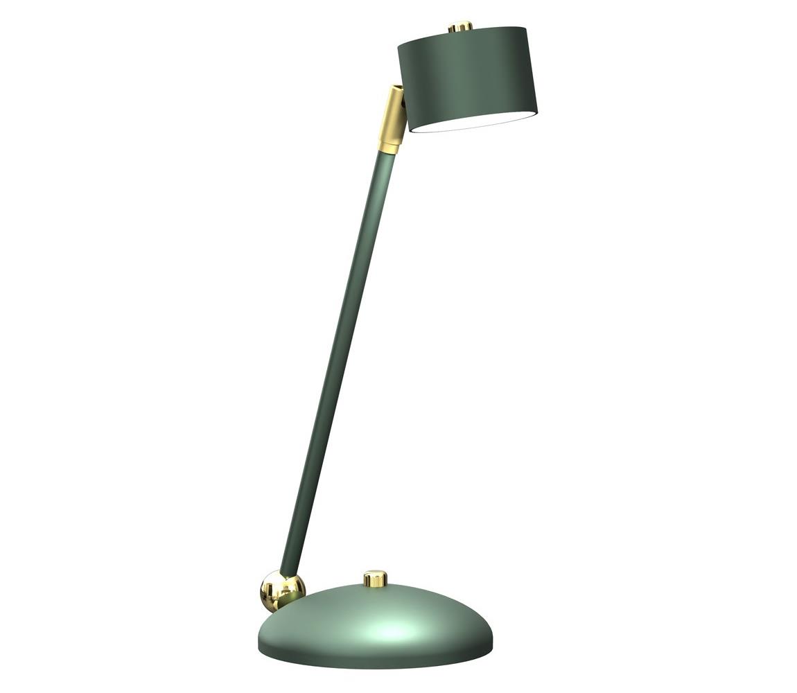  Stolní lampa ARENA 1xGX53/11W/230V zelená/zlatá 