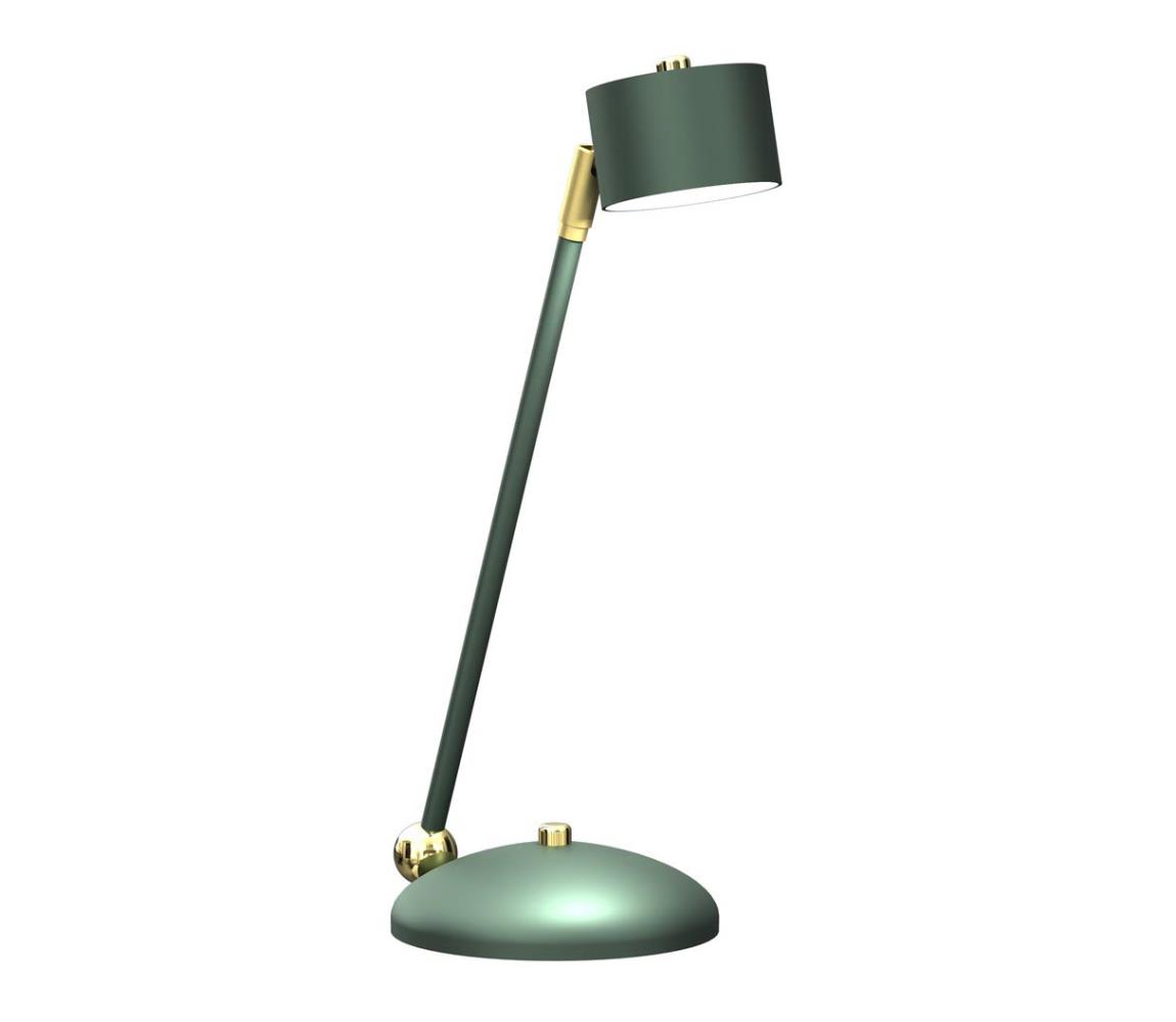 Milagro Stolní lampa ARENA 1xGX53/11W/230V zelená/zlatá MI1744