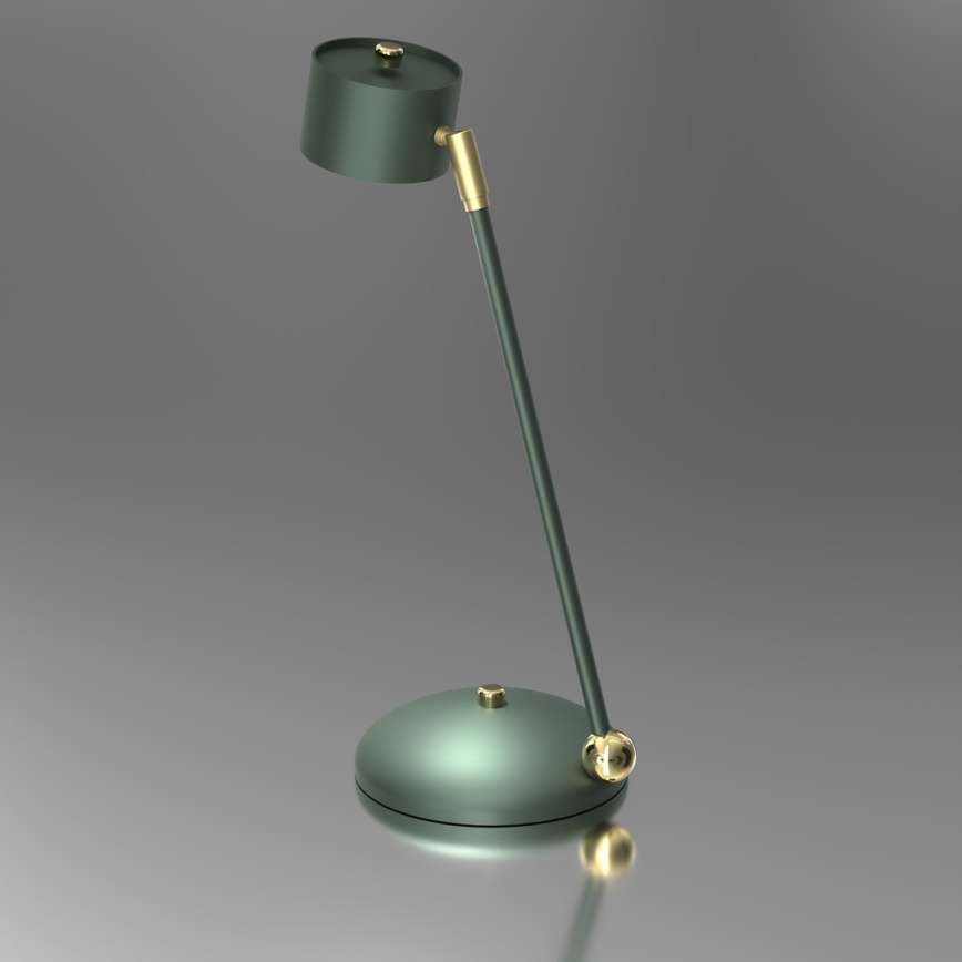 Stolní lampa ARENA 1xGX53/11W/230V zelená/zlatá