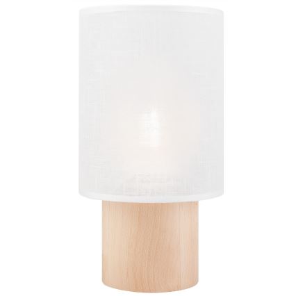 Stolní lampa ARI TABLE 1xE27/60W/230V bílá/buk