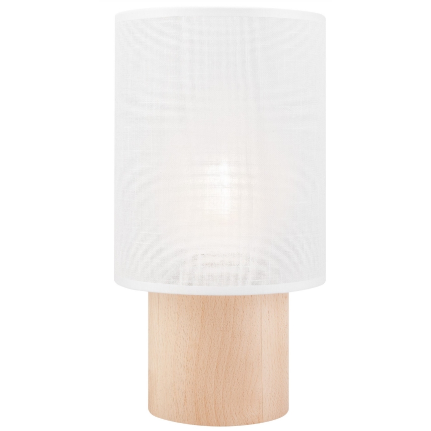 Stolní lampa ARI TABLE 1xE27/60W/230V bílá/buk